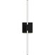 Z-Bar LED 24 inch Matte black Wall Sconce Wall Light, Center Mount